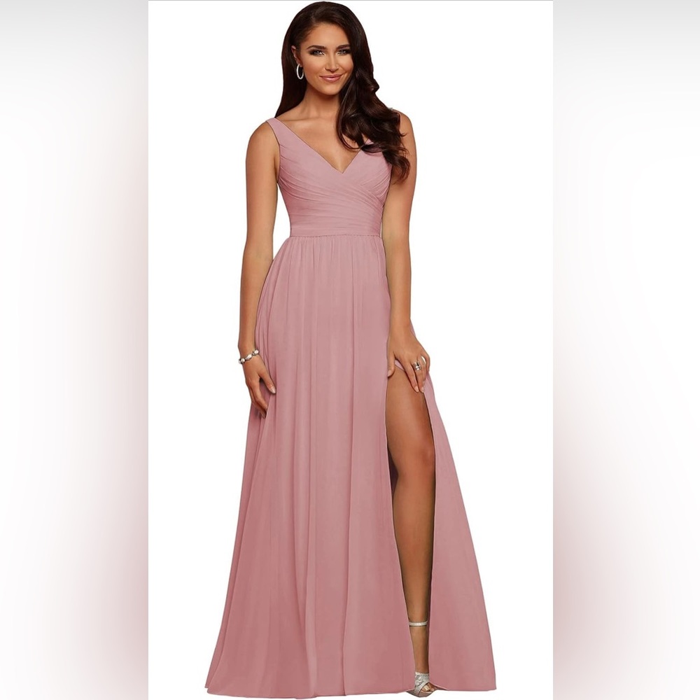 Women's V Neck Bridesmaid Dresses